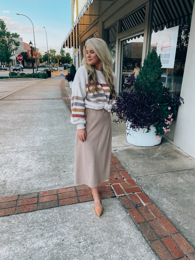 Showers Of Kindness Midi Skirt