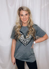 Leopard Heart Tee (S-3XL)