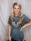 Leopard Heart Tee (S-3XL)