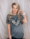 Leopard Heart Tee (S-3XL)