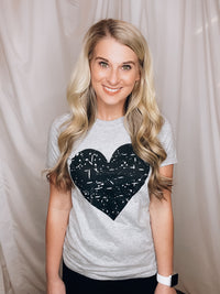 Distressed Heart Tee (XS-3XL)