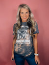 These tees are vintage acid washed and are technically unisex BUT we recommend sizing up in this.  Carrington has on the small and it fits perfect (where our normal graphic tees are a little big on her) AUBREE wore the XL in this.