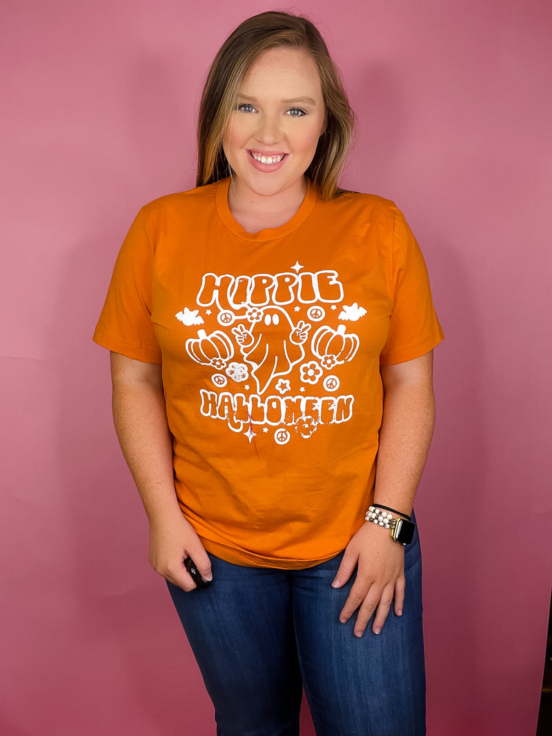 Graphic features a solid base colored tee, bubble white design, short sleeves, unisex fit and runs true to size! -orange