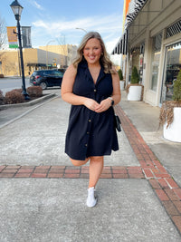 Daytime Ventures Button Down Dress