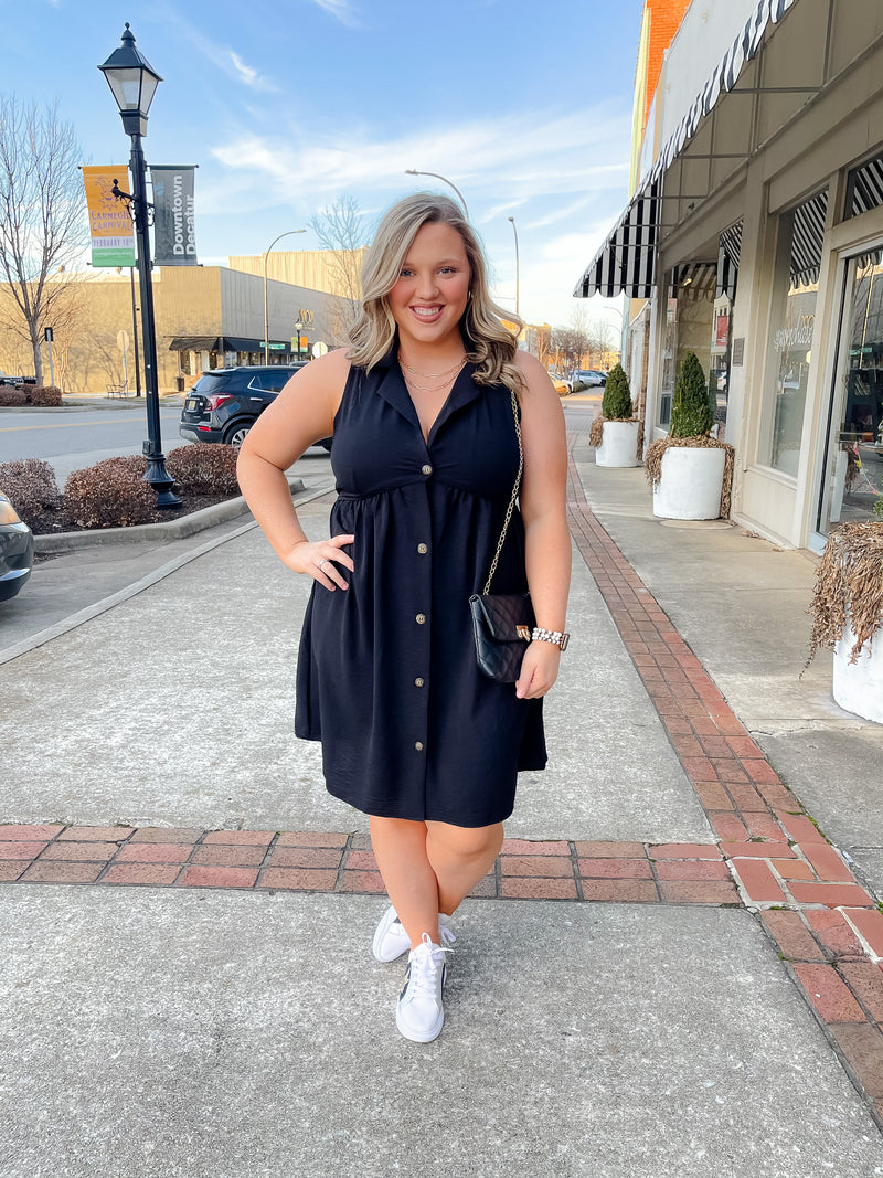 Daytime Ventures Button Down Dress