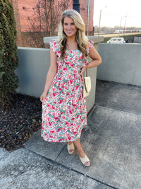 Smitten By You Midi Dress