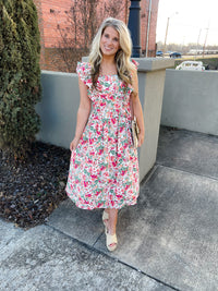 Smitten By You Midi Dress