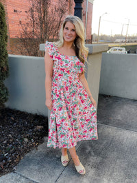 Smitten By You Midi Dress