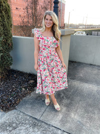 Smitten By You Midi Dress