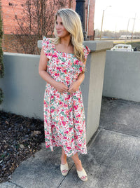 Smitten By You Midi Dress