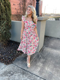 Smitten By You Midi Dress