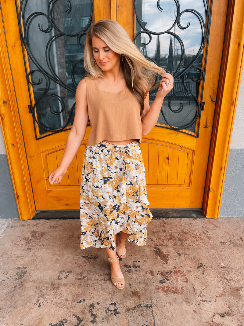 Own The Moment Midi Skirt