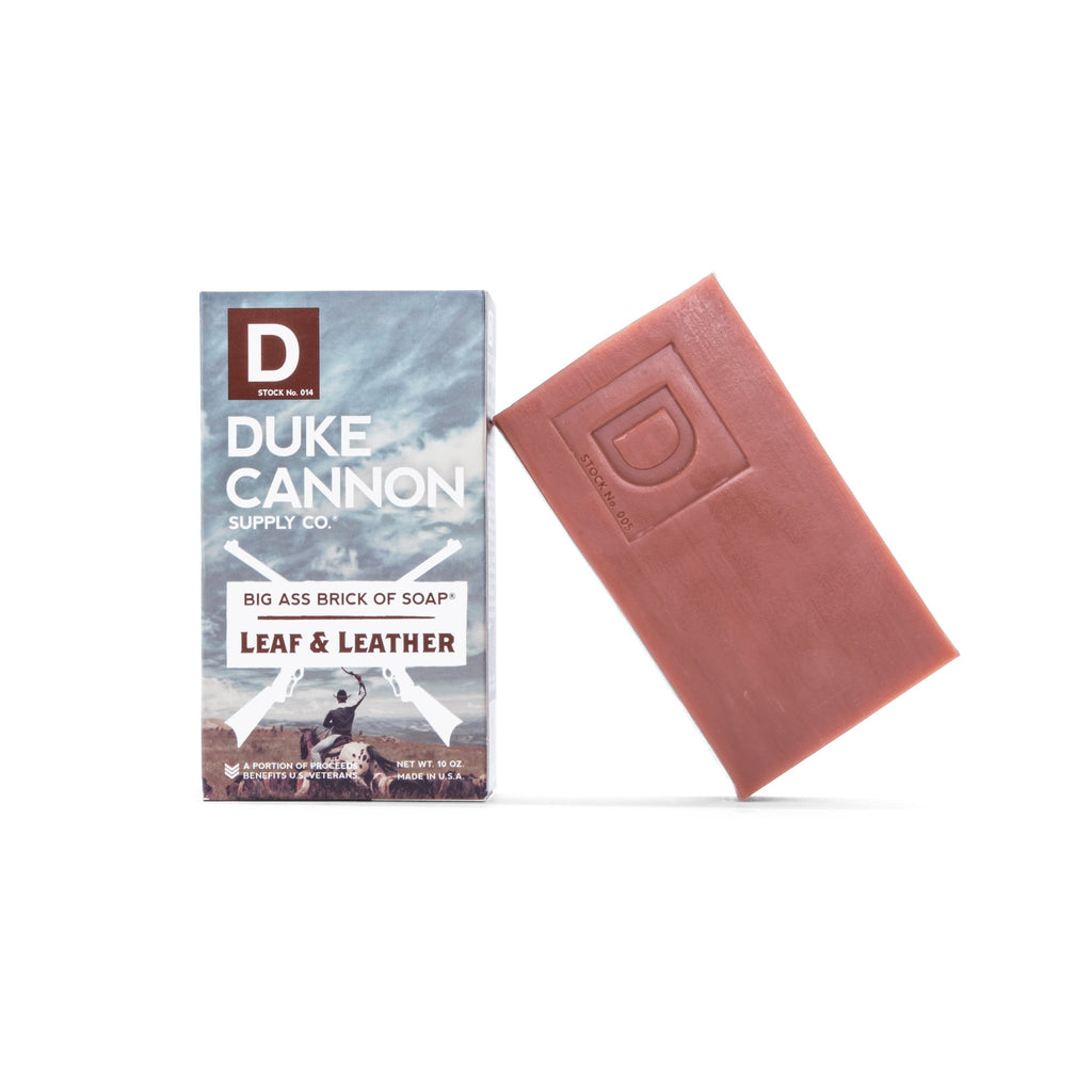 Duke Cannon Men's Soap (Leaf and Leather) - The Sassy Owl Boutique