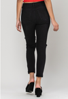 Fitted through the hip and more relaxed through the thigh & knee, our mom skinny jean offers a fit that’s as flattering as it is comfortable. Inspired by the 90s, this jet black wash style with big cutouts along with frayed hem detail gives your look an authentic, vintage vibe.   Inseam: 27"  Rise: 11"