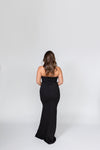 One Last Kiss Maxi Dress- Black