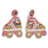 They See Me Rolling Beaded Earrings