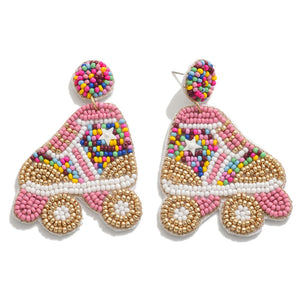 They See Me Rolling Beaded Earrings