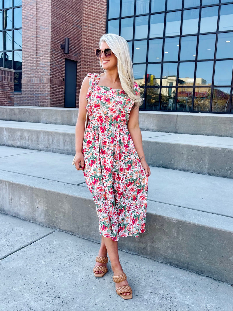 Smitten By You Midi Dress