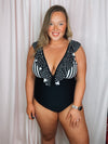 Meet Me In Hawaii One Piece Swimsuit (S-XL) - Black