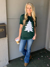 Distressed Tree Tee (S-3X) - The Sassy Owl Boutique