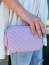 Iconic Sophistication Cross Body Handbag- Lavender