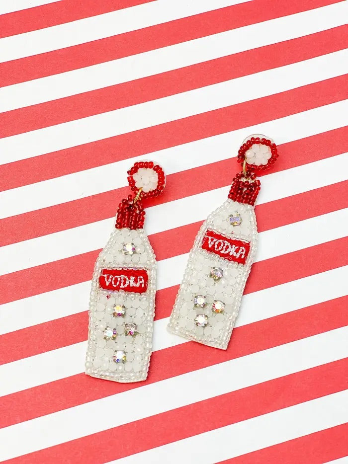 Earrings feature a light weight feel, beaded detailing and runs true to size!-VODKA