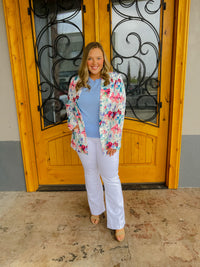 The Flirty Floral Blazer