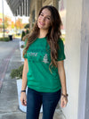 It's The Most Wonderful Time Of The Year Leopard Tee (XS-2X) - The Sassy Owl Boutique