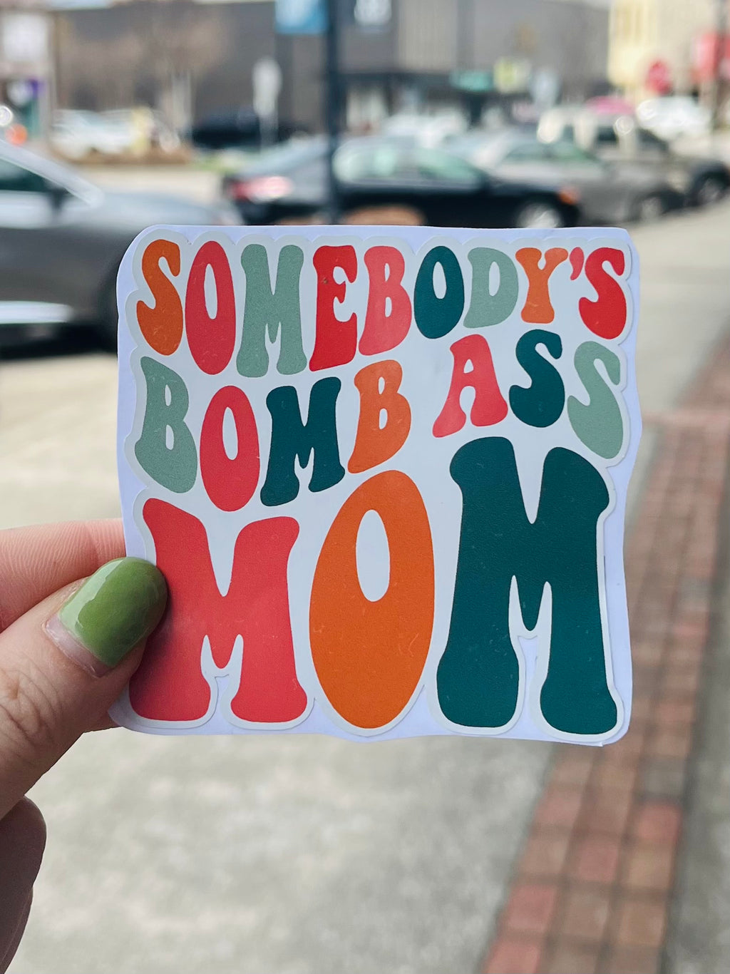 Bomb Ass Mom Sticker Decal