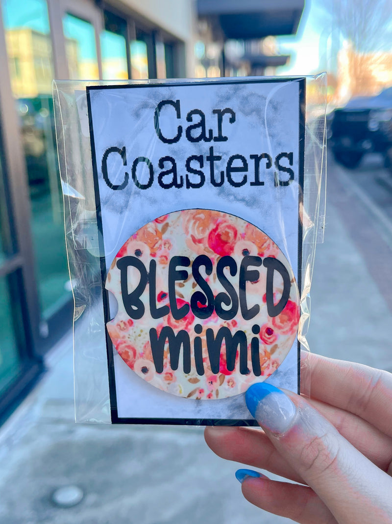 These car coaster make the perfect gift for anyone! Everyone loves a cute coaster for their car!   * 2 coasters come in one pack* 