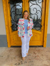 The Flirty Floral Blazer