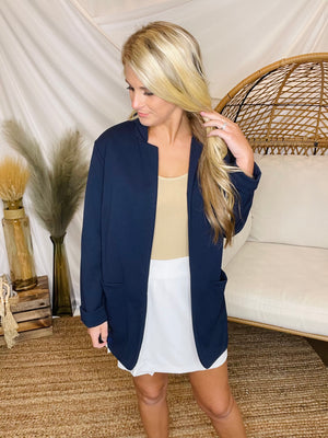 Keep It To Yourself Blazer - The Sassy Owl Boutique