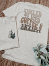 Fueled By Iced Coffee & Anxiety Graphic Tee (S-2XL)