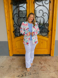 The Flirty Floral Blazer