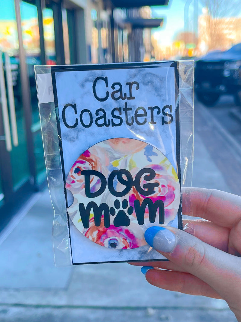 These car coaster make the perfect gift for anyone! Everyone loves a cute coaster for their car!  * 2 coasters come in one pack* 