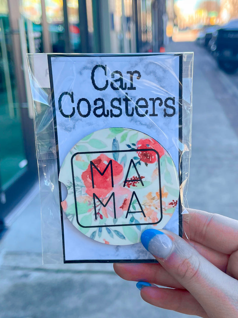 These car coaster make the perfect gift for anyone! Everyone loves a cute coaster for their car!   * 2 coasters come in one pack* 