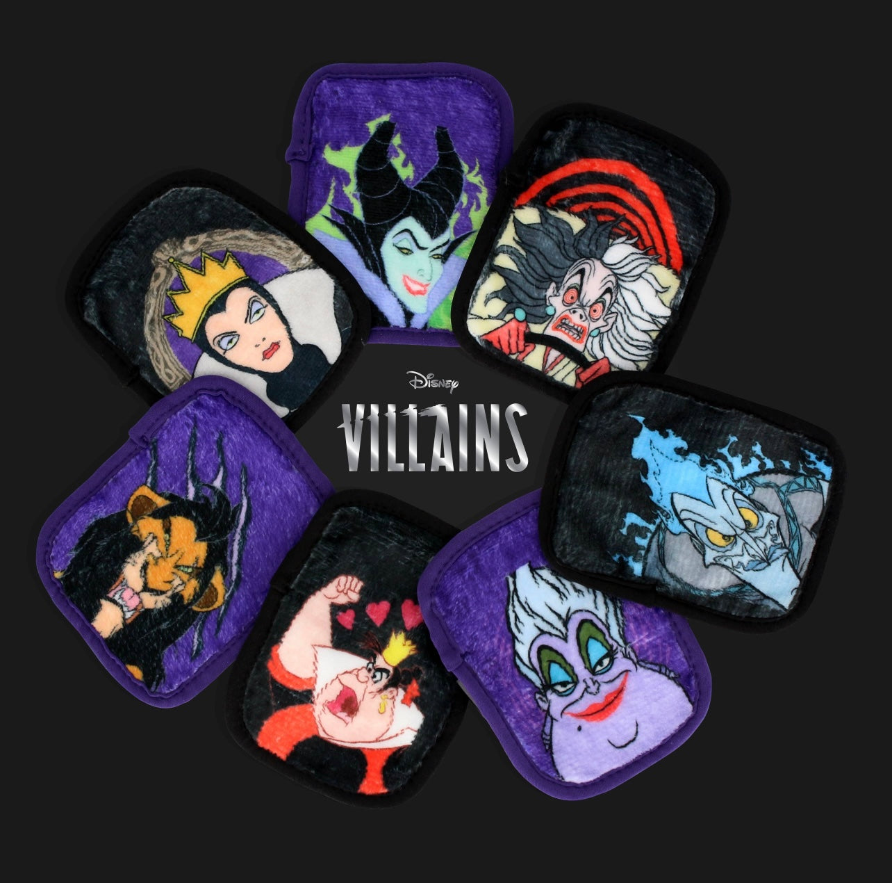 MakeUp Eraser 7 Day Set- Disney Villains – The Sassy Owl Boutique