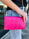 Chic Calling Cross Body Handbag- Magenta