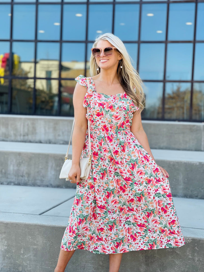 Smitten By You Midi Dress