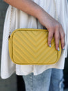 Iconic Sophistication Cross Body Handbag- Mustard